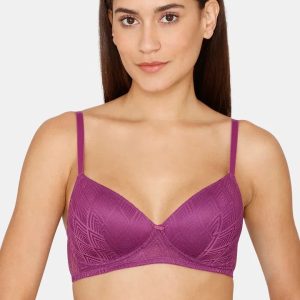 Padded Non Wired Medium Coverage T-Shirt Bra