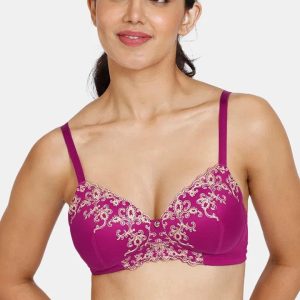 padded-non-wired-3-4th-coverage-lace-bra-festival-fuchsia