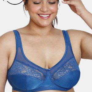 Curv Single Layered Non Wired Full Coverage Super Support Bra