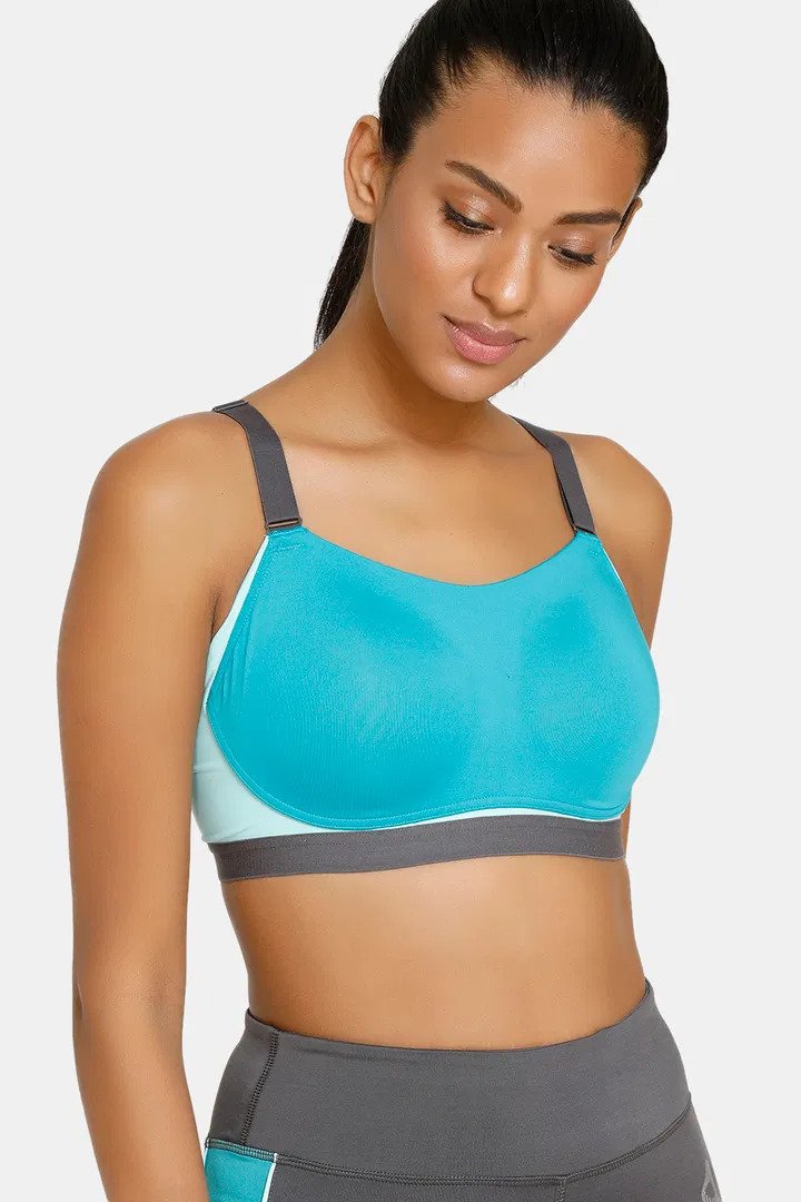 zelocity-color-block-high-impact-sports-bra-aqua-blue